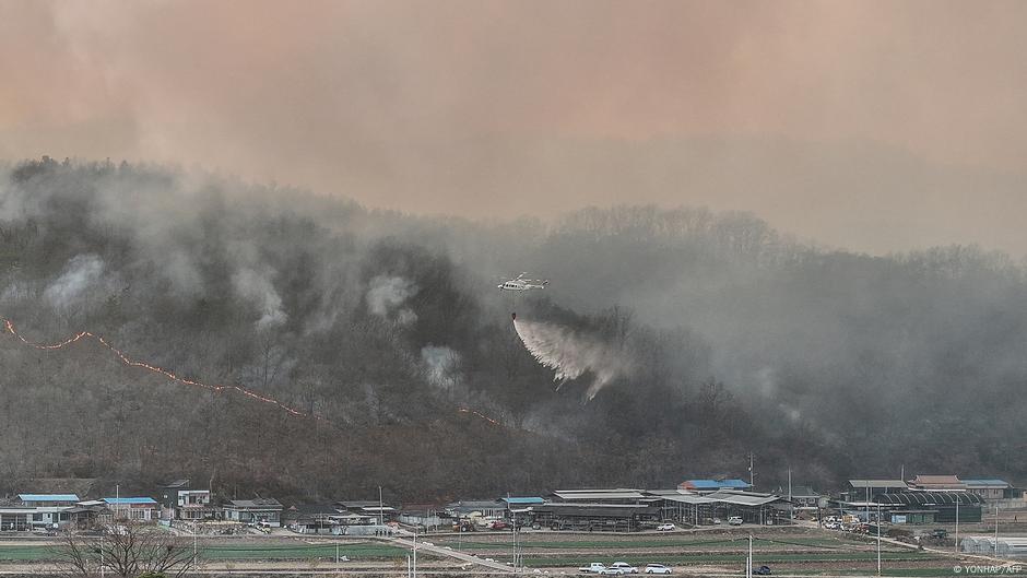 Corea del Sur reporta 18 muertos en incendios forestales