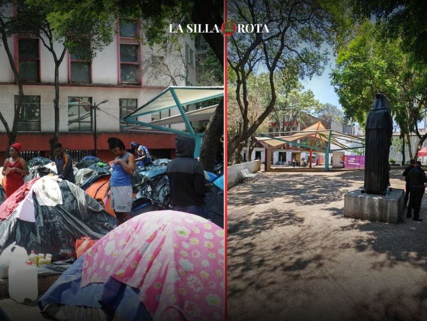Gobierno de la Ciudad de México desaloja con violencia campamento migrante