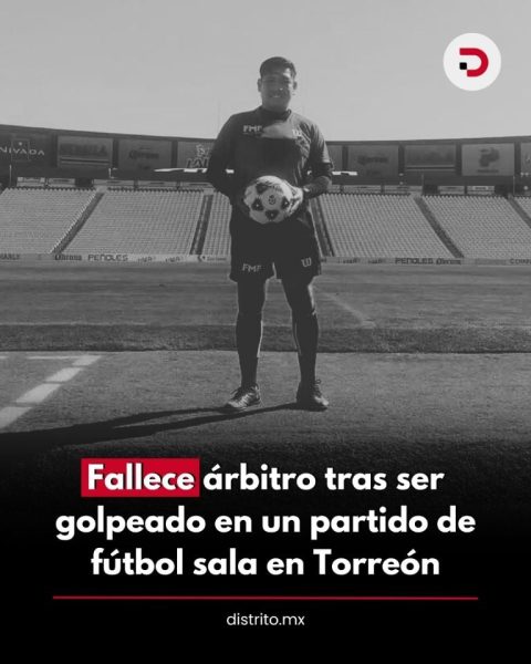 ¿Quién es el árbitro que falleció tras ser golpeado en México?