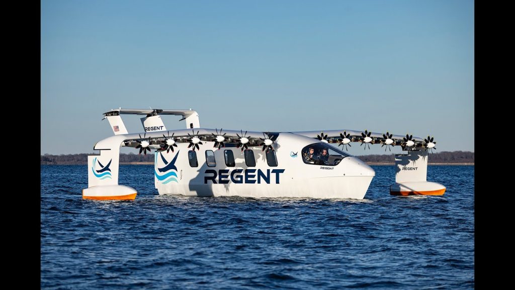 Startup estadounidense completa con éxito la primera prueba con pasajeros reales de su prototipo de planeador marino eléctrico