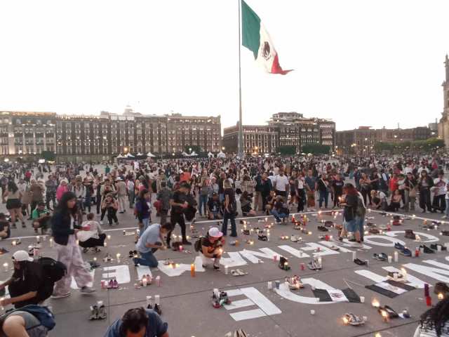 Vigilia y protesta en 23 ciudades tras el caso Teuchitlán; el gobierno de México anuncia acciones