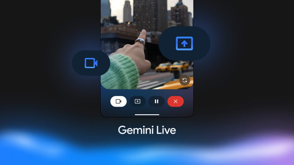 5 formas de usar Gemini Live con cámara y uso compartido de pantalla