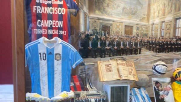 El Papa Francisco y el lugar especial en el Vaticano dedicado al futbol