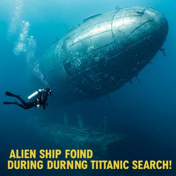 Estructura metálica inusual que se encuentra cerca de un naufragio titánico, ¿podría ser de origen no humano?