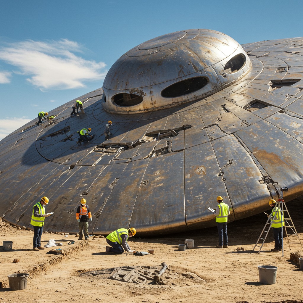 Han llegado: un ovni ha caído a la tierra, y cientos más están en camino