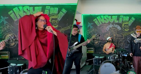 Insulini y los Espantasuegras se dejaron caer al “Escritorito” del Deforma y pues… imperdible