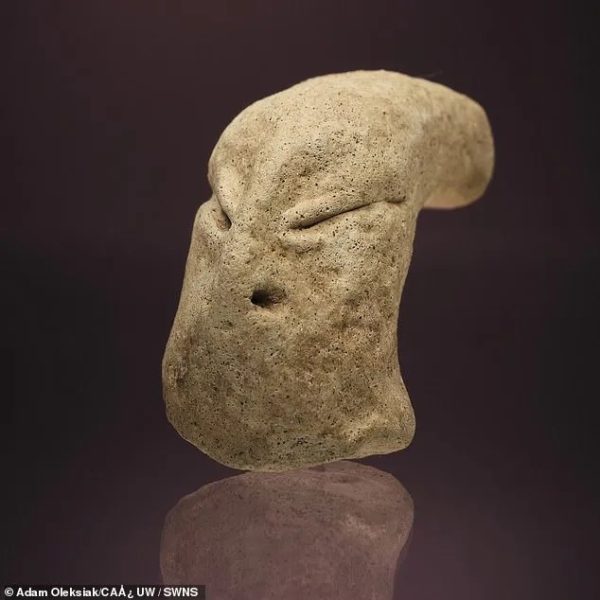 La misteriosa estatua alienígena desenterrada de un asentamiento de la edad de piedra