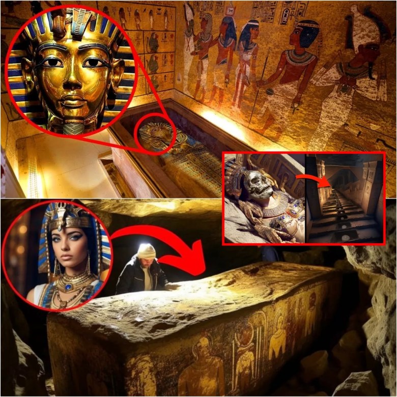 ¡Lo que encontraron dentro de un antiguo túnel que conduce a la tumba de Cleopatra que se perdió durante 1,500 años revela secretos aterradores que dejarán a todos asombrados!