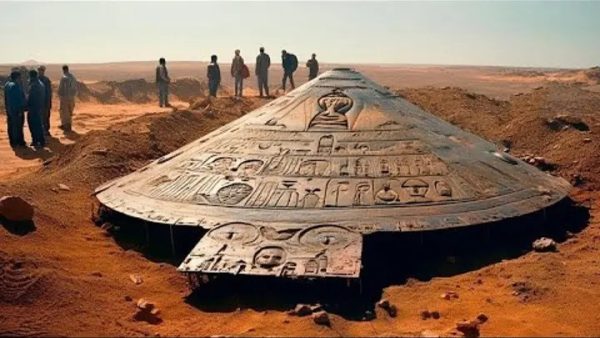 Presentar el misterio en el desierto del Sahara: la nave espacial alienígena emerge después de miles de años