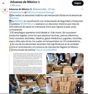 Recintos fiscalizados estratégicos, aduanas “privadas” ligadas al contrabando