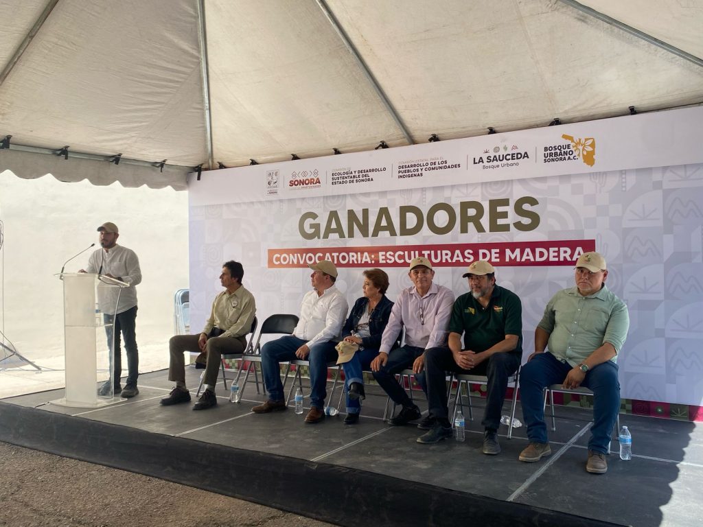 Reconocen a ganadores de la convocatoria de esculturas “Naturaleza Sonorense” en La Sauceda