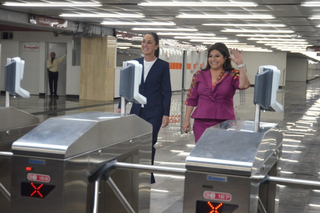 Sheinbaum y Brugada inauguran nuevo tramo de la Línea 1 del Metro CDMX