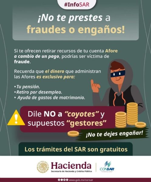 Alertan a usuarios de Afore Banamex y Profuturo por fraude