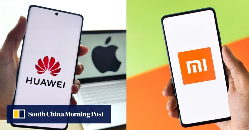 Apple, Huawei, Xiaomi lideran el ranking de las 500 principales marcas de consumo de China, según un informe.