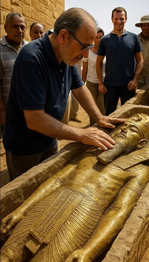 Breaking: Han descubierto la momia intacta del faraón Djoser, que se dice que desapareció junto con un gran tesoro hace 4.600 años!