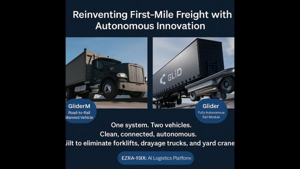 California lanza el primer camión autónomo híbrido del mundo capaz de circular por carretera y vía férrea en la histórica ruta del Skunk Train