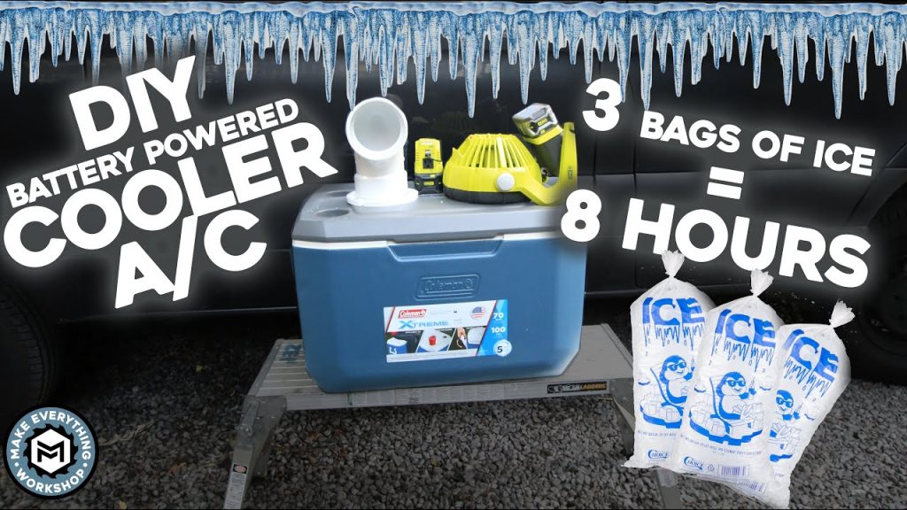 Climatizador portátil sin electricidad: enfría hasta 8 horas con hielo y materiales reciclados