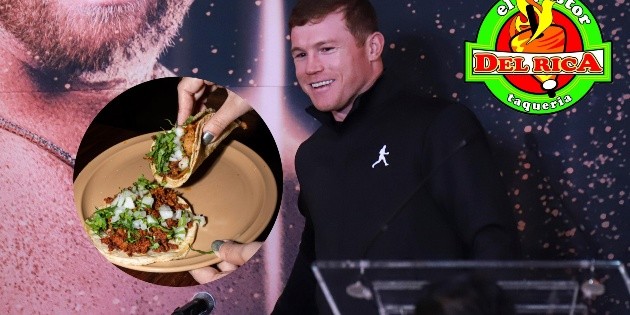 Este es el menú completo de la taquería del Canelo