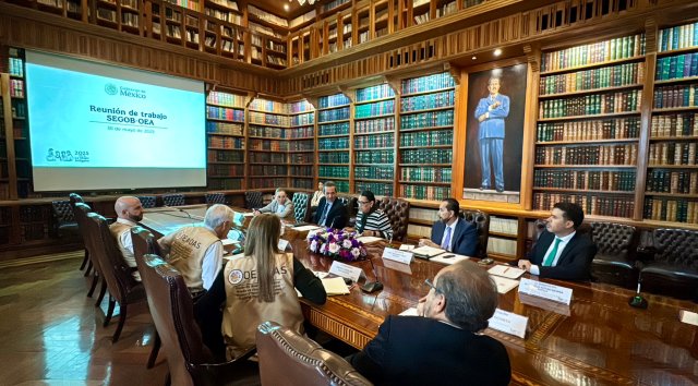 Gobernación recibe a Misión de Observación Electoral de la OEA para elecciones del Poder Judicial