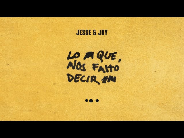 Jesse & Joy llevan la empatía en su arte; estrenan música