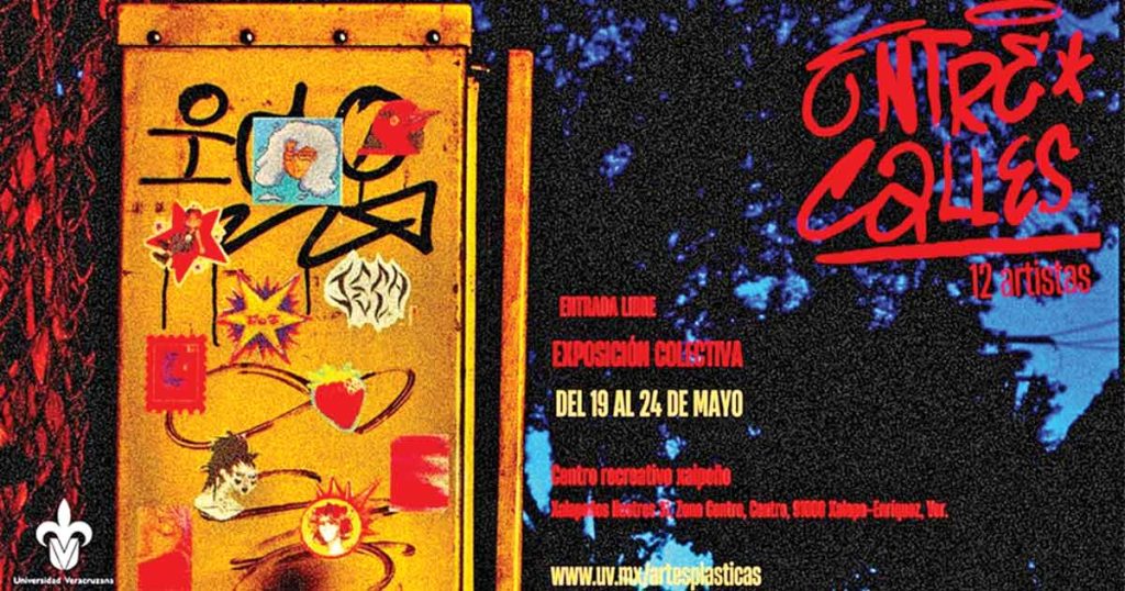 Jóvenes artistas muestran su visión de Xalapa; exposición entre calles