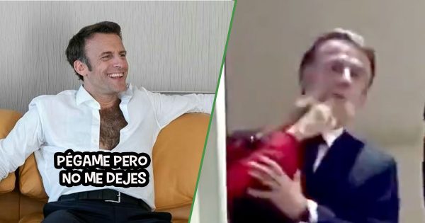 Macron lanza línea de ropa llamada “Pégame pero no me dejes”