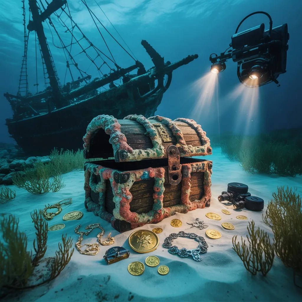 Noticias de última hora: cofre del tesoro pirata de 300 años de antigüedad en las profundidades del océano