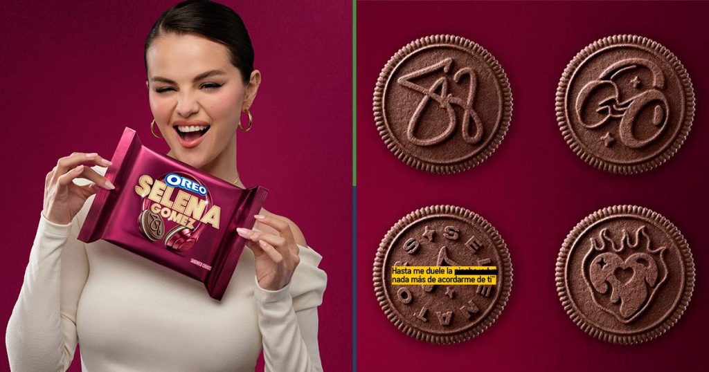 Oreos de Selena Gomez vendrán con frases en español para aprender el idioma