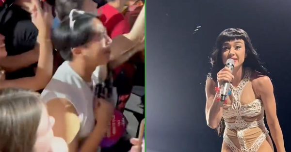 Quién la viera: Katy Perry confronta en concierto a fan por “coquetearle” a su esposo