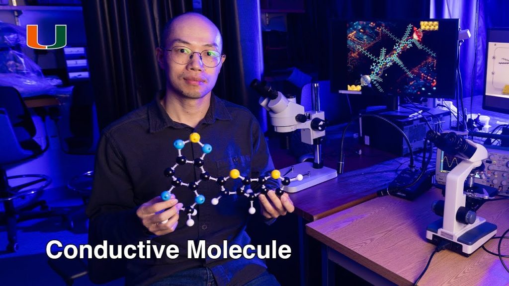 Un equipo de físicos de la Universidad de Miami desarrollan la molécula orgánica más conductora jamás registrada, clave para computadoras más pequeñas y eficientes