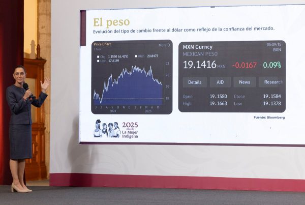 “Ánimo, como diría Pancho Villa” || Sheinbaum celebra la confianza internacional en la economía de México (+video)