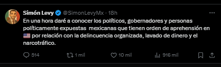 Embajada de EE. UU. desmiente nuevamente lista falsa de políticos mexicanos con supuestas órdenes de aprehensión