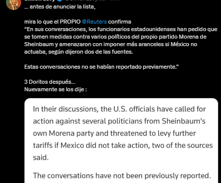 Embajada de EE. UU. desmiente nuevamente lista falsa de políticos mexicanos con supuestas órdenes de aprehensión