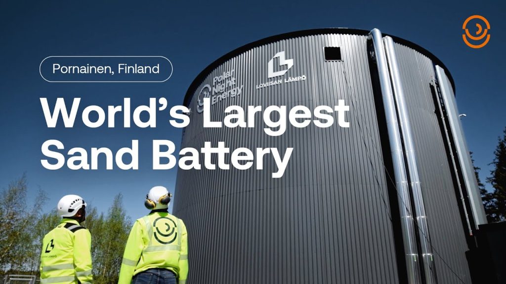 Finlandia pone en marcha la batería de arena más grande del mundo, capaz de almacenar 2.000 toneladas de calor renovable para uso urbano