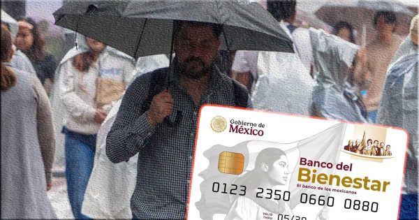 Que la lluvia no te impida cobrar hoy tu beca Benito Juárez y Rita Cetina