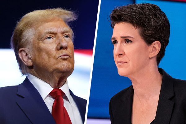 Rachel Maddow: Trump, ahora un 'chiste en el escenario mundial', es 'triste' y 'pequeño'