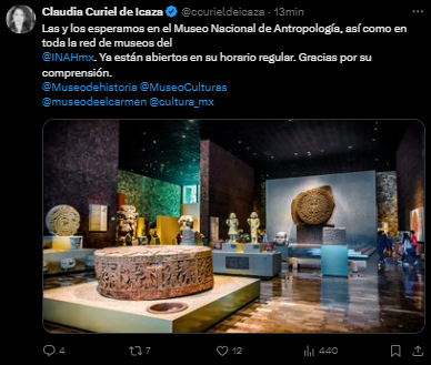 Reabren museos del INAH; Policía Auxiliar retoma la vigilancia (+video)