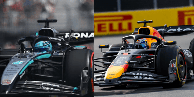 Russell y Verstappen marcan la pauta en el primer día del GP de Canadá