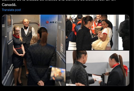 Sheinbaum parte rumbo a la Cumbre del G7; se alista su primer encuentro con Trump