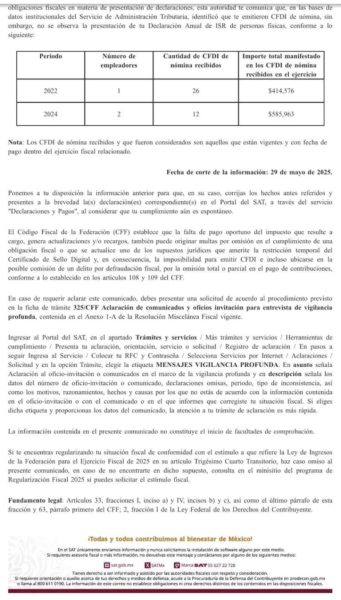 ¿Te llegó este mail del SAT? Esto es lo que tienes que hacer