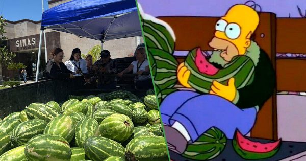 Biónicos acuáticos: municipio de Tamaulipas regala sandías a personas que paguen su recibo de agua