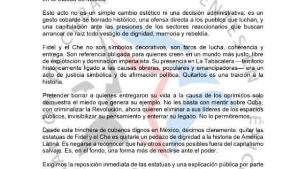 Che y Fidel, desalojados de la Tabacalera por orden de Rojo de la Vega; comunidad cubana condena el acto (+video)