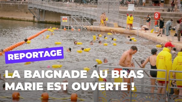 El río Sena en París reabre sus puertas al baño público por primera vez en 100 años