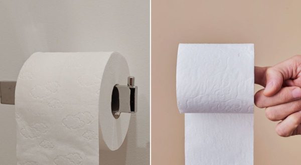 Esta es la única forma correcta de colocar el papel de baño
