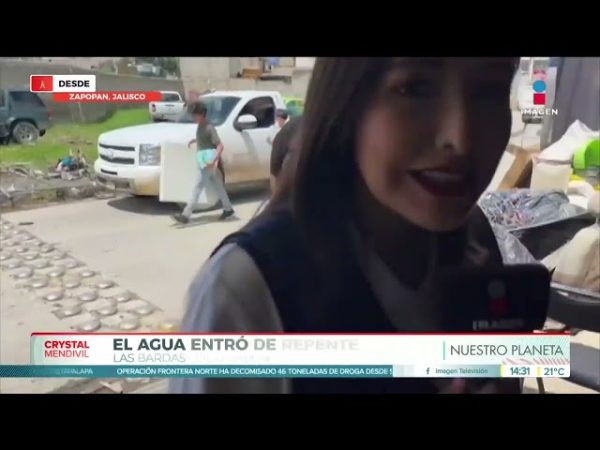 Inundaciones en Zapopan cobran la vida de una bebé tras caer una barda