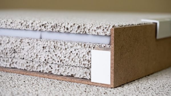 Investigadores suizos desarrollan espuma mineral acústica reciclable hasta un 75 % más delgada que los aislantes tradicionales, con igual eficacia contra el ruido urbano, resistentes al fuego y a la intemperie