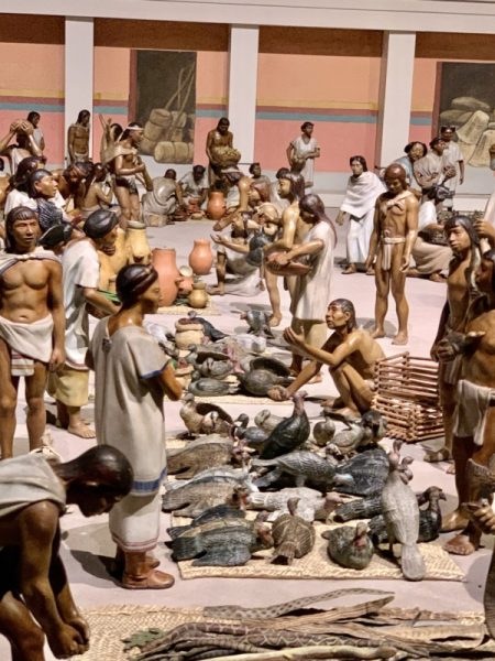 La belleza de la maqueta del mercado de Tlatelolco del Museo Nacional de Antropología