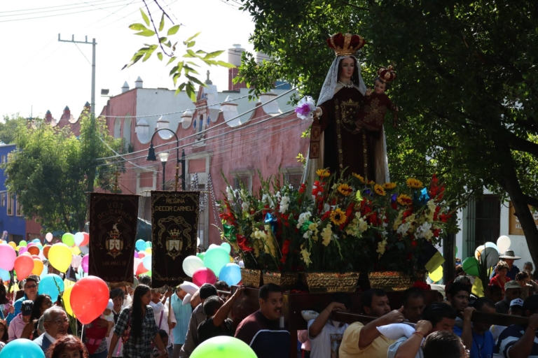 La Virgen del Carmen en San Ángel: una florida devoción del sur de la Ciudad de México