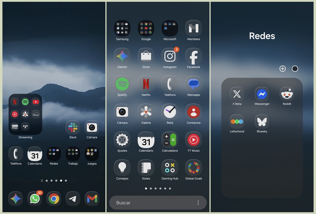 Mi Samsung Galaxy ahora tiene un 'look' de cristal similar al de iOS 26, y me tomó dos minutos. Android no tiene rival en personalización