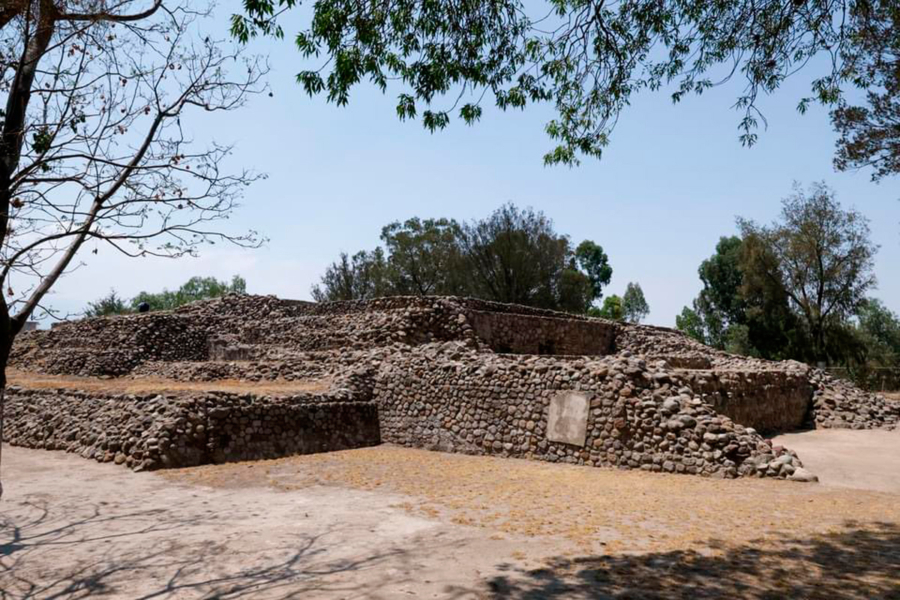Zona arqueológica de Huexotla, el lugar de los sauces